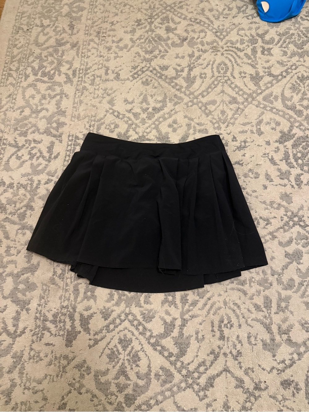 lululemon athletica Black Pleated Mini Skirt